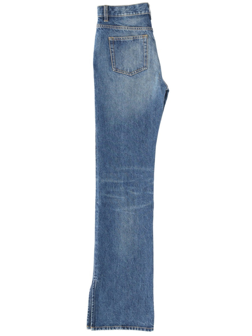 Denim Straight High Rise Jeans 3