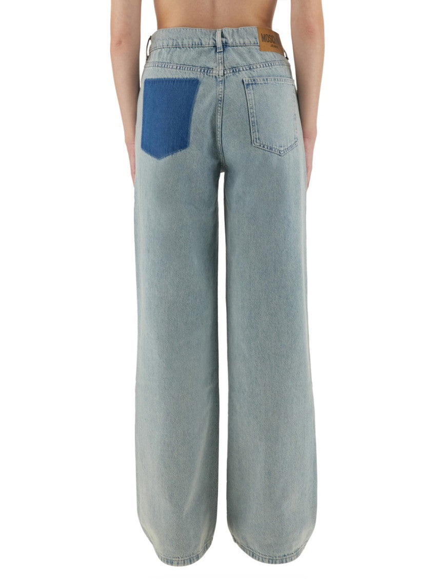 Denim Flared High Rise Jeans 3