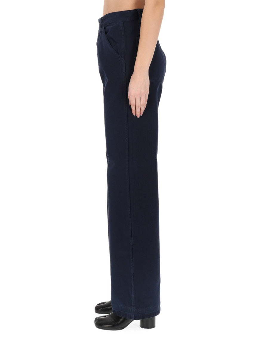 Blue Relaxed High Rise Jeans 3