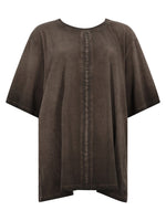 Brown Crew Neck T-Shirt 1