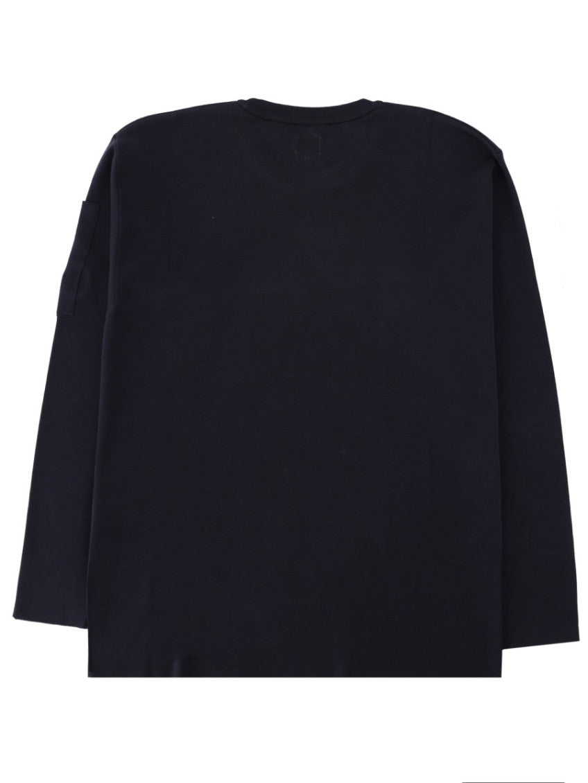 Navy Blue Crew Neck T-Shirt 2