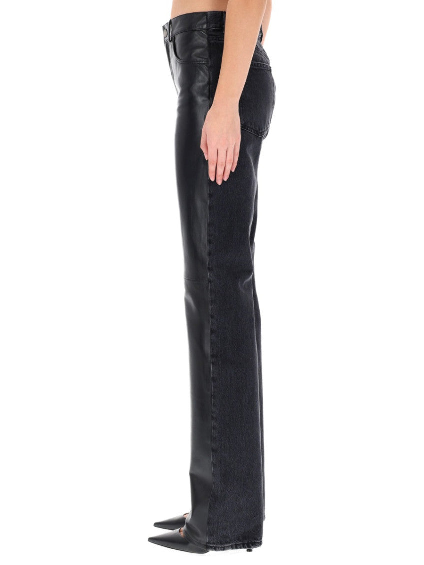 Black Straight High Rise Jeans 3