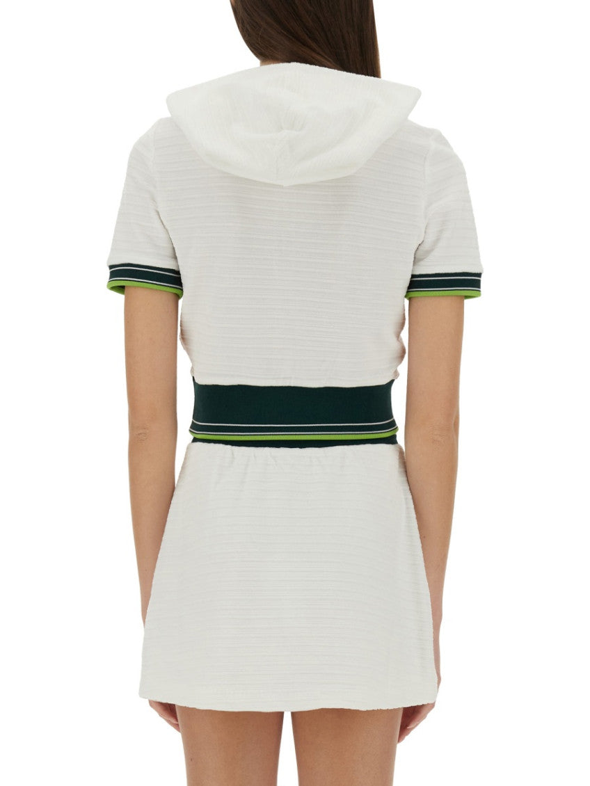 White Textured Hood Top 2