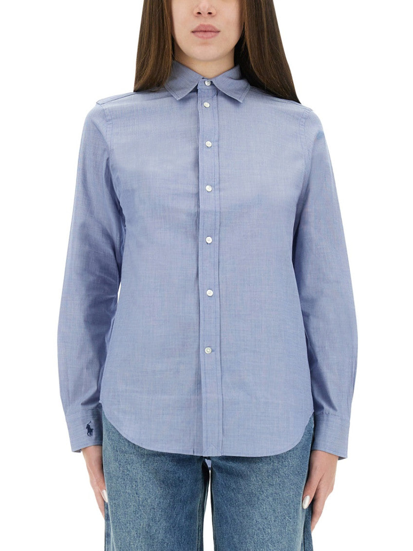 Light Blue Slim Solid Shirt 1