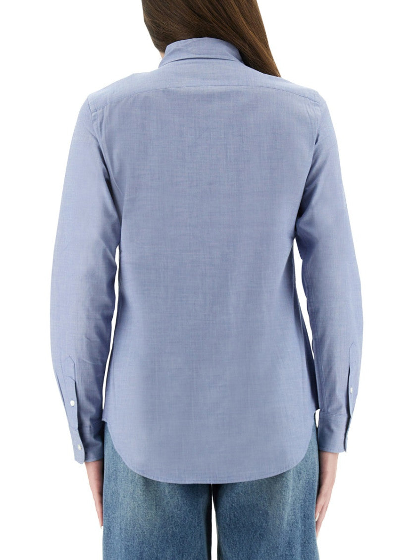 Light Blue Slim Solid Shirt 2