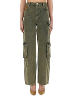 Khaki Relaxed High Rise Jeans 1
