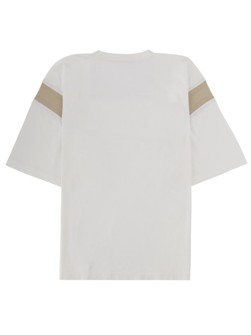 White Crew Neck T-Shirt 2