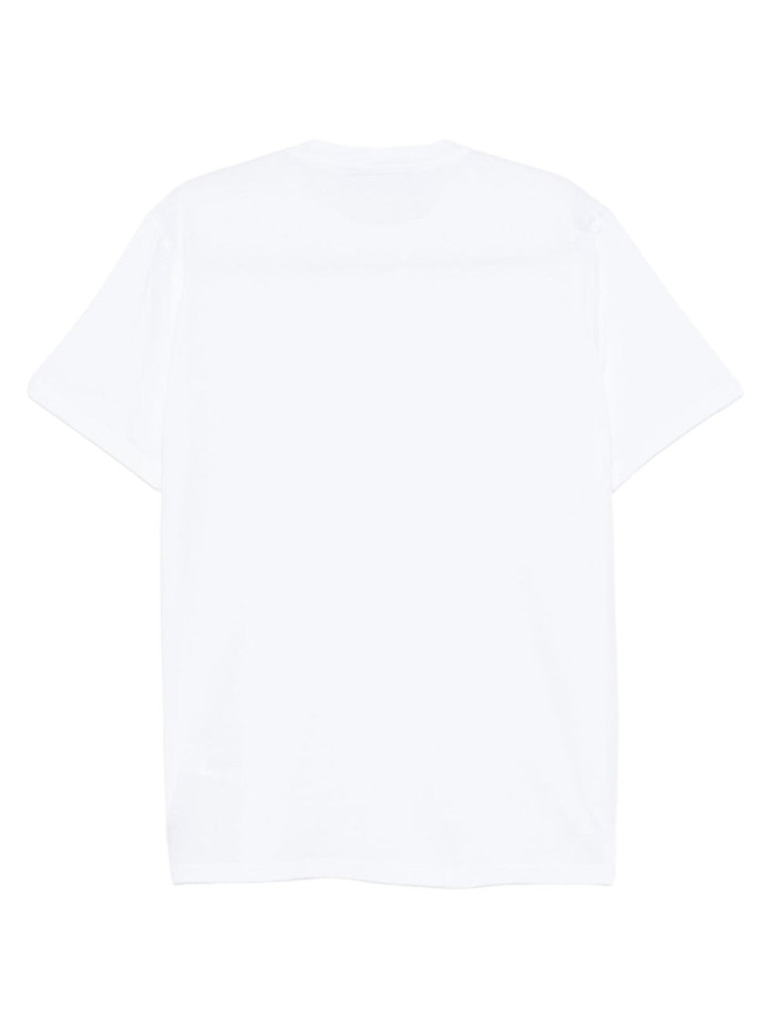 White Crew Neck T-Shirt 2