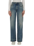 Denim Wide Fit High Rise Jeans 1