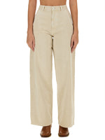 Light Brown Straight High Rise Jeans 1