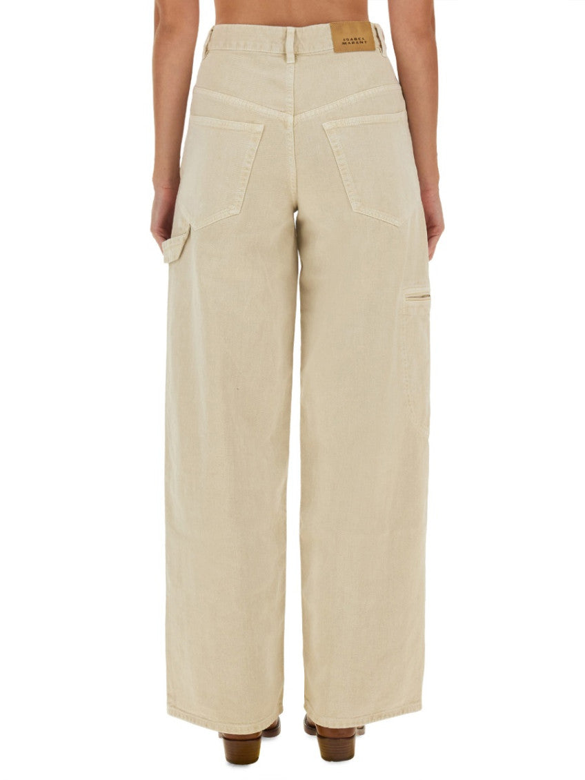 Light Brown Straight High Rise Jeans 2