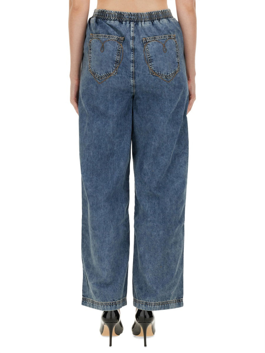 Denim Loose High Rise Jeans 2