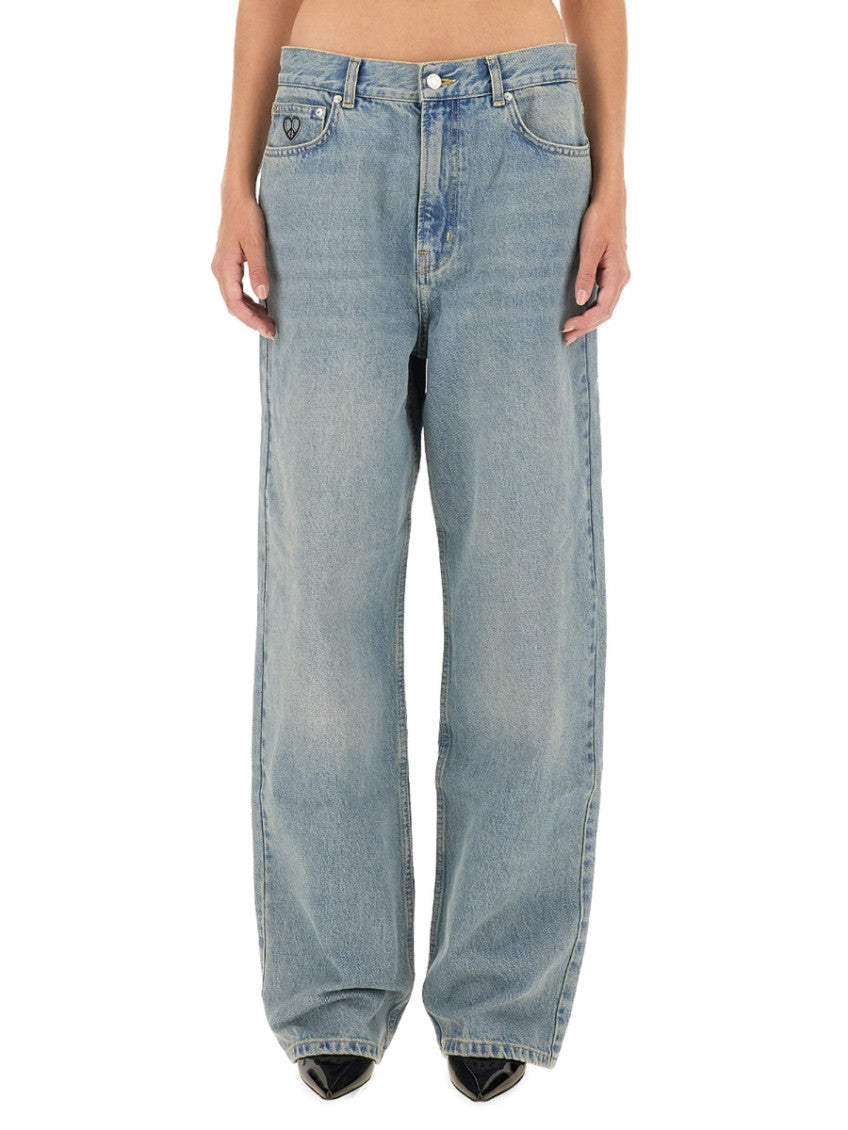Denim Loose Mid Rise Jeans 1