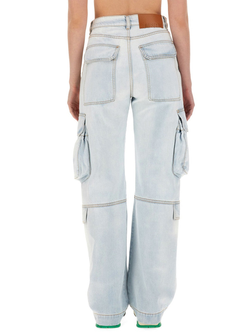 Denim Cargo High Rise Jeans 2