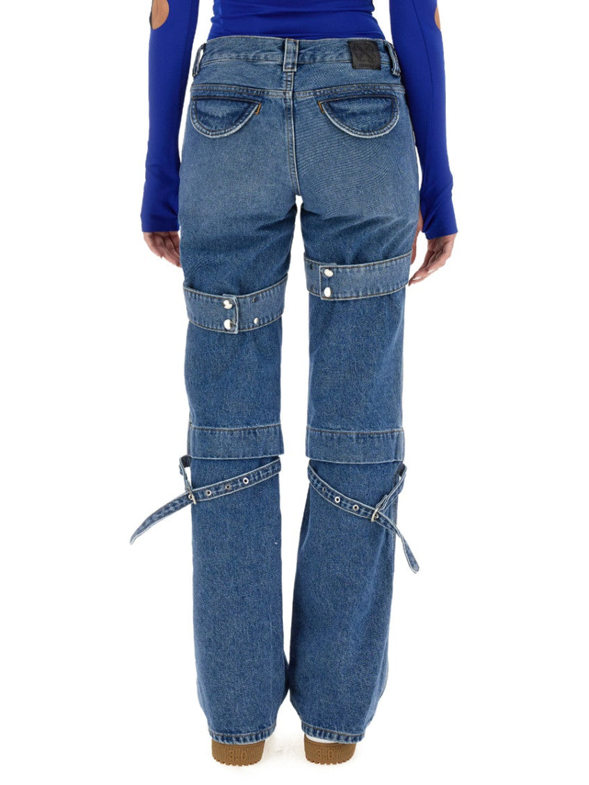 Blue Regular Mid Rise Jeans 2
