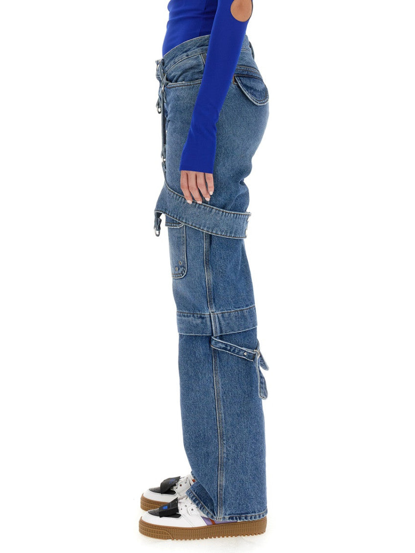 Blue Regular Mid Rise Jeans 3