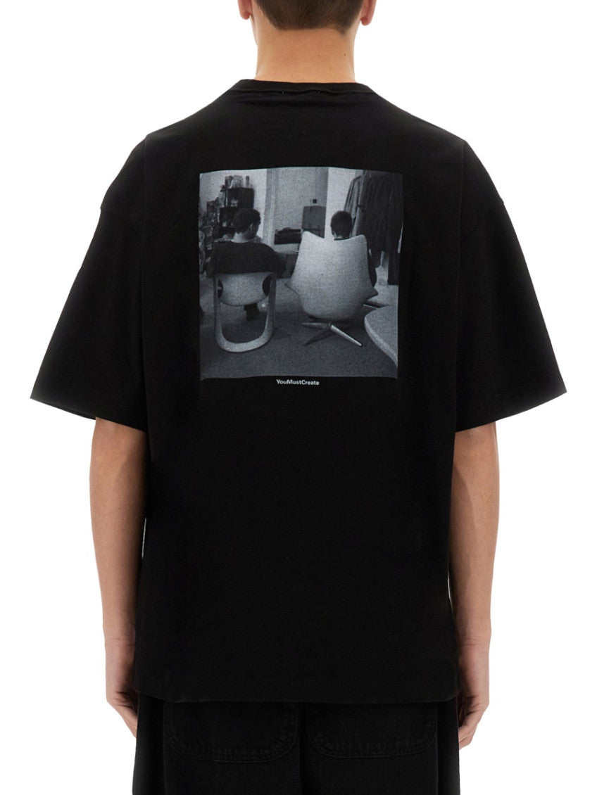 Black Crew Neck T-Shirt 3