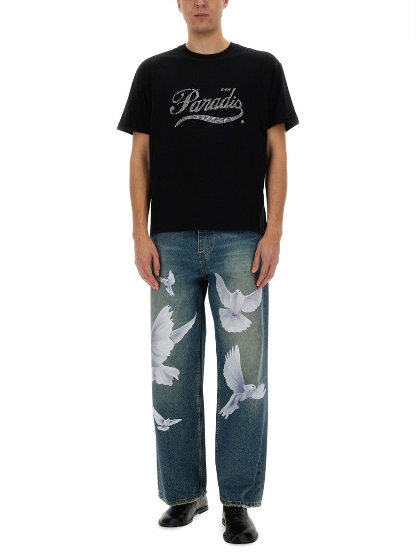 Black Crew Neck T-Shirt 2