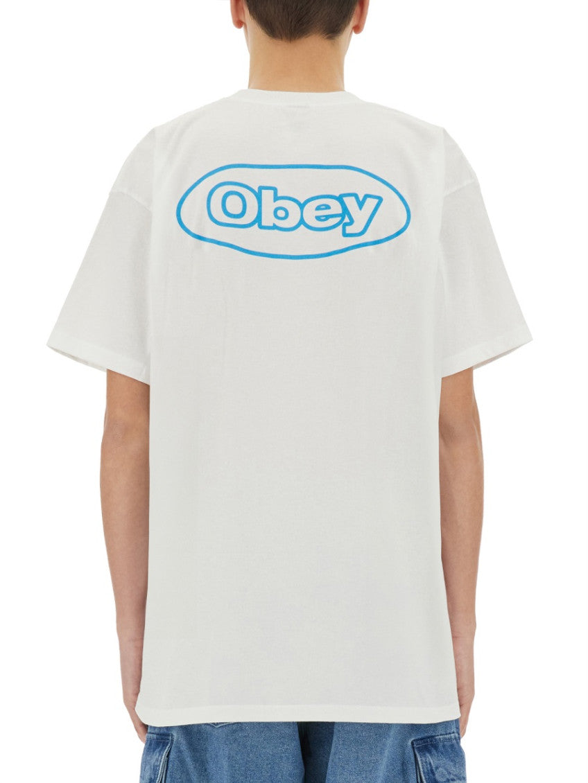 White Crew Neck T-Shirt 3