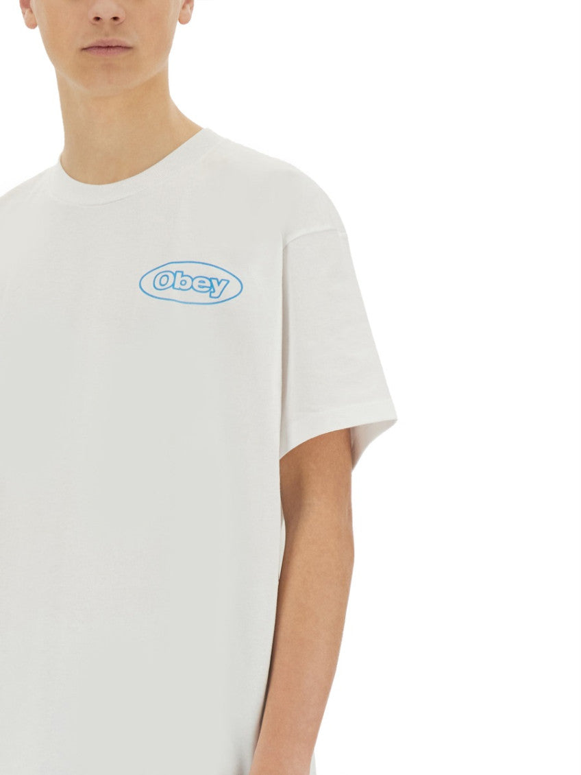 White Crew Neck T-Shirt 4