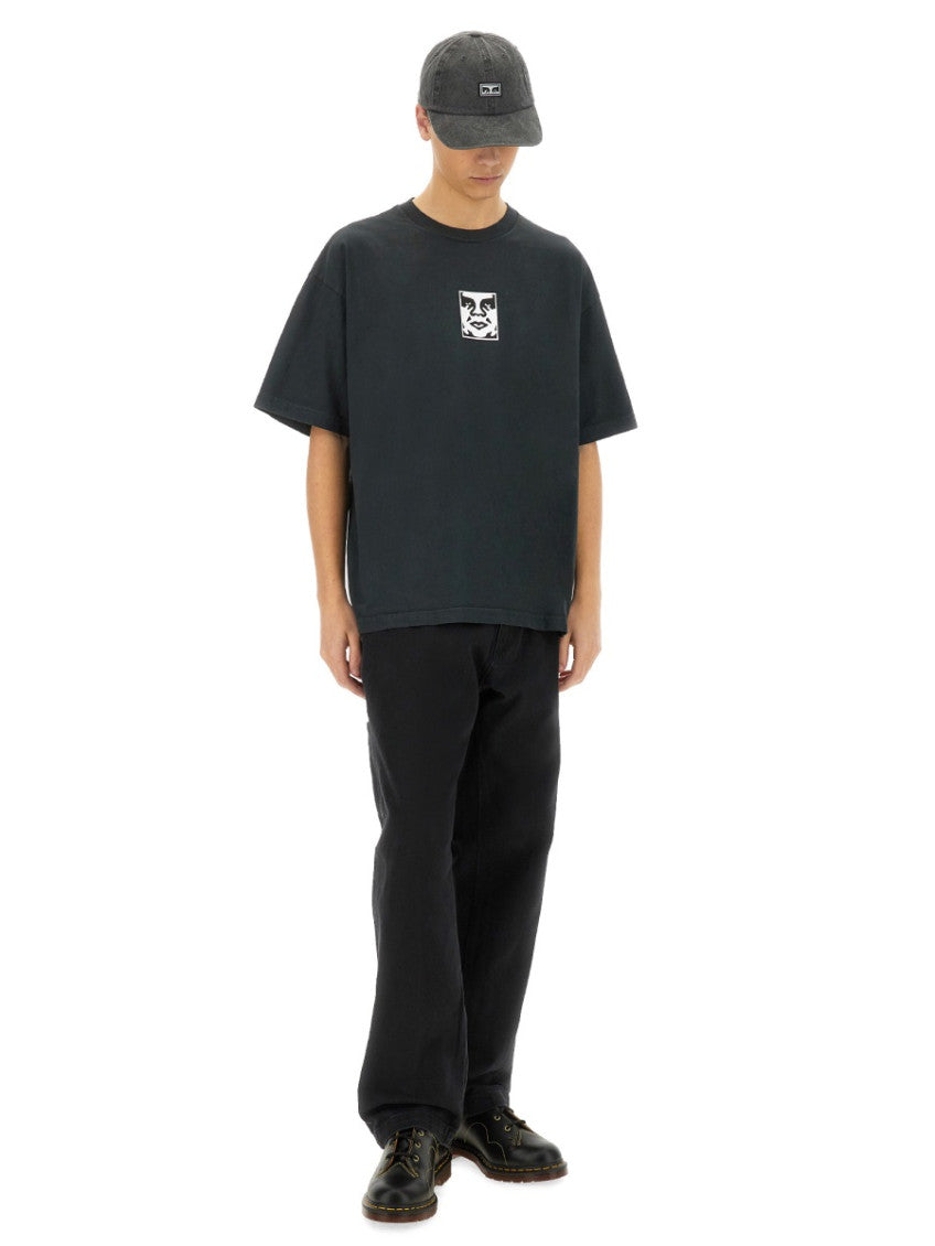 Black Crew Neck T-Shirt 2