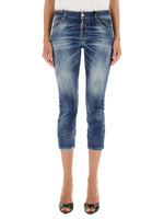 Blue Skinny Mid Rise Jeans 1