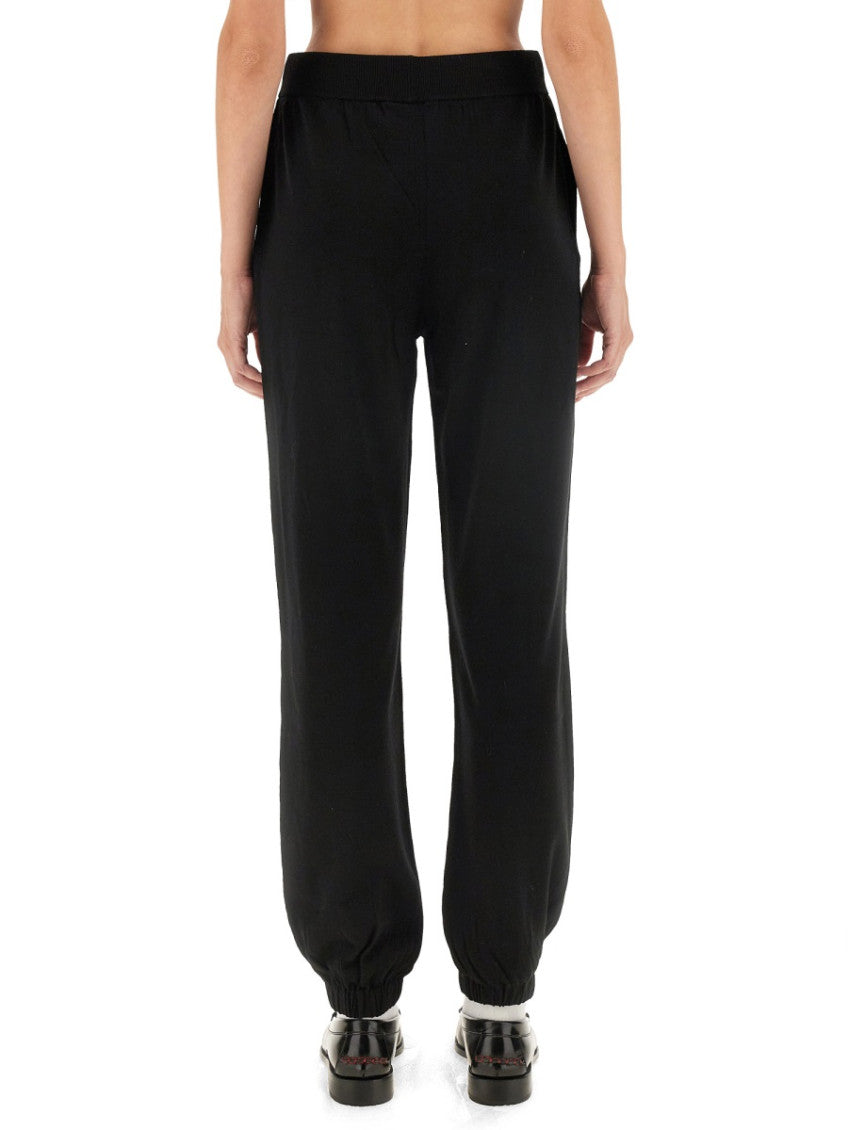 Black Wool Logo Activewear 2