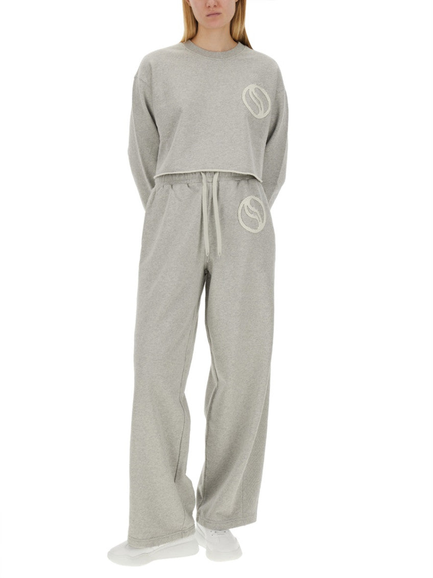 Grey Cotton Logo Activewear 4