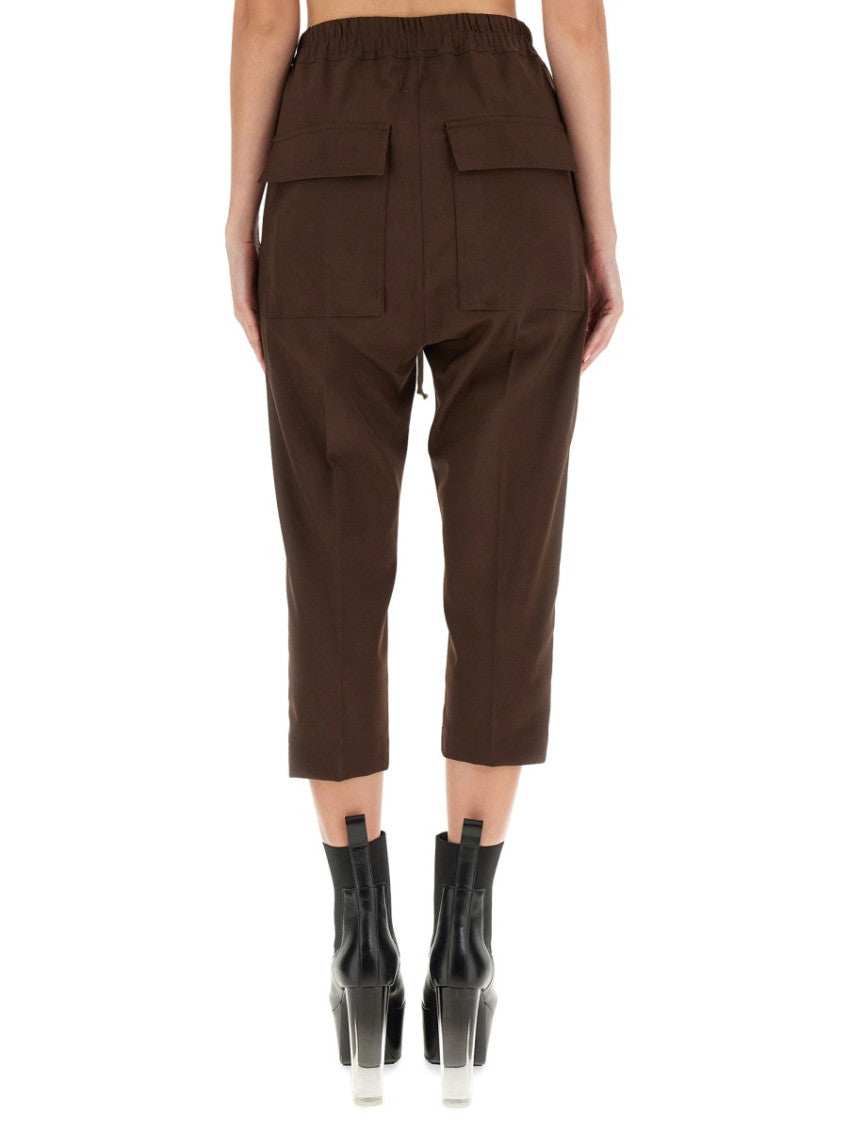 Brown Wool Solid Activewear 2