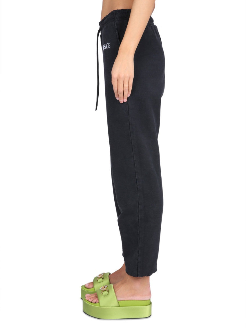Black Cotton Logo Activewear 3