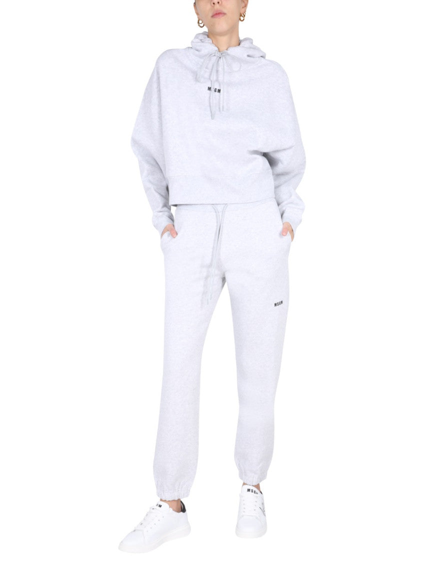 Grey Cotton Logo Activewear 4