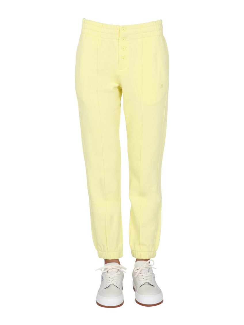 Yellow Cotton Solid Activewear 1