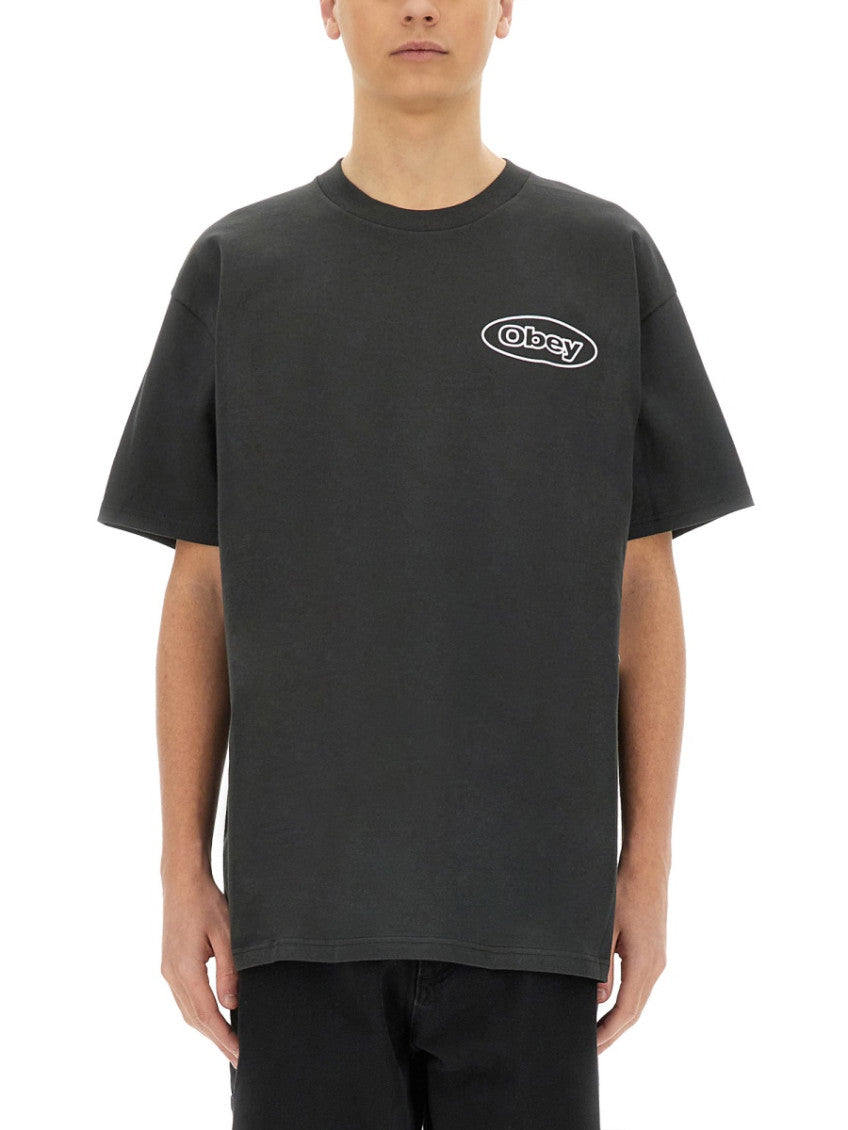 Black Crew Neck T-Shirt 1