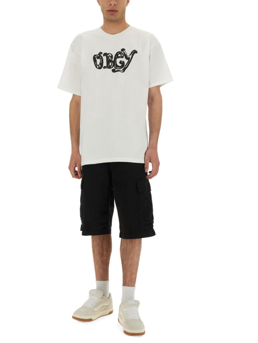 White Crew Neck T-Shirt 2