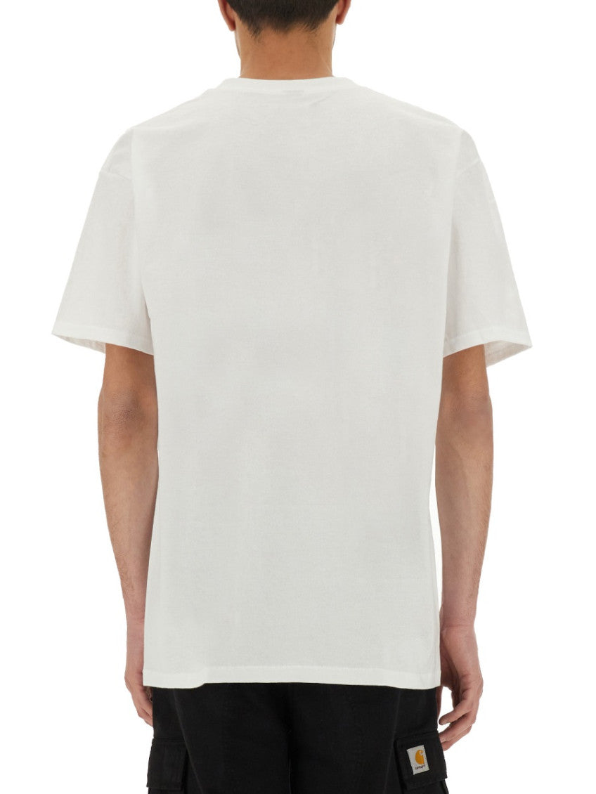White Crew Neck T-Shirt 3