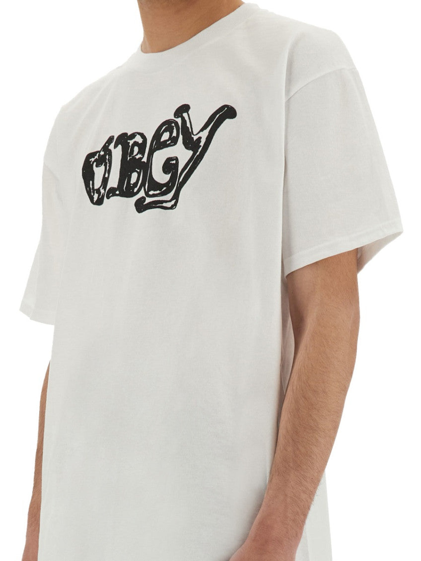 White Crew Neck T-Shirt 4