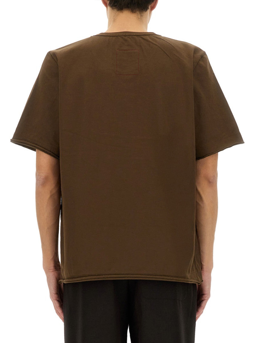Brown Crew Neck T-Shirt 3