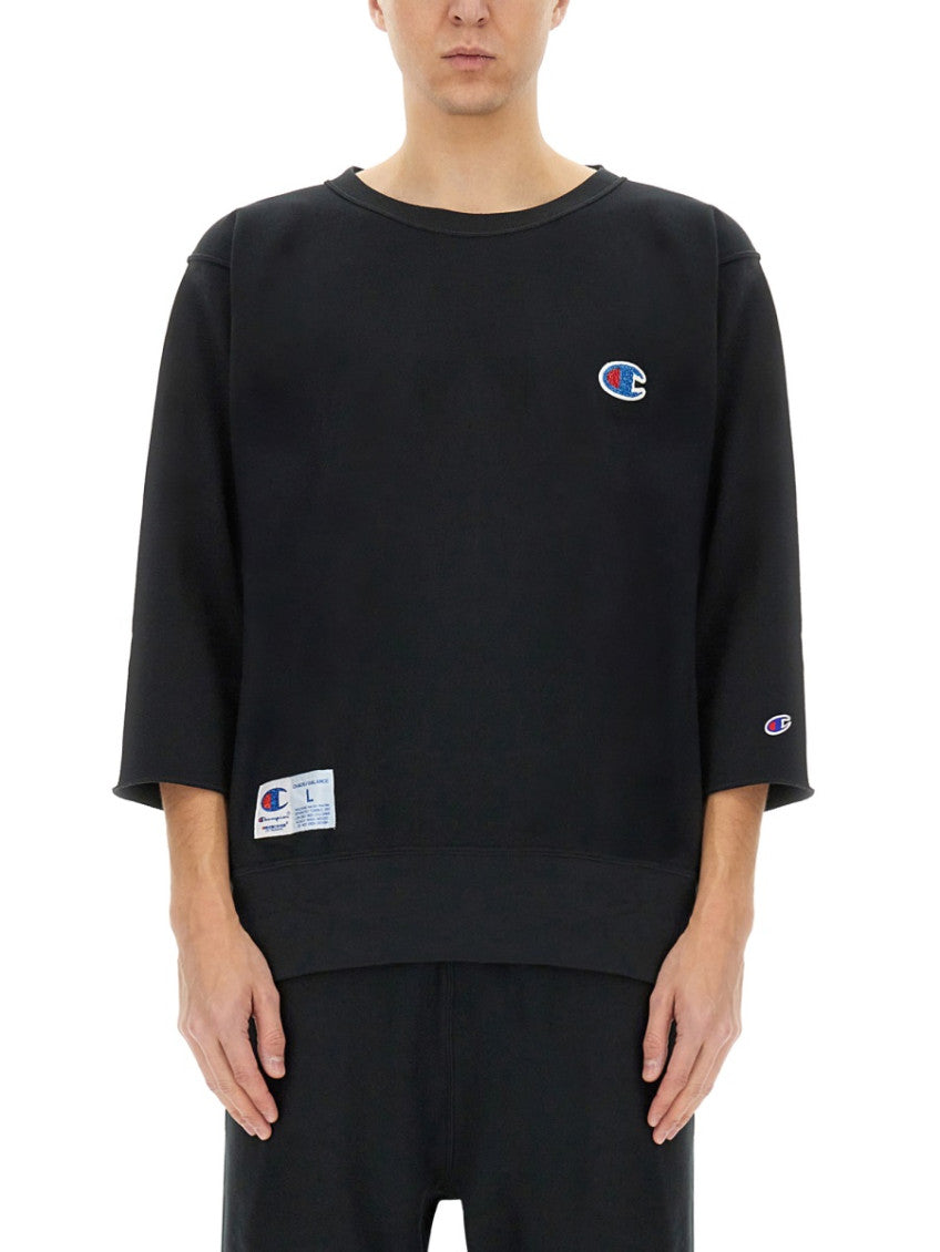Black Crew Neck T-Shirt 2