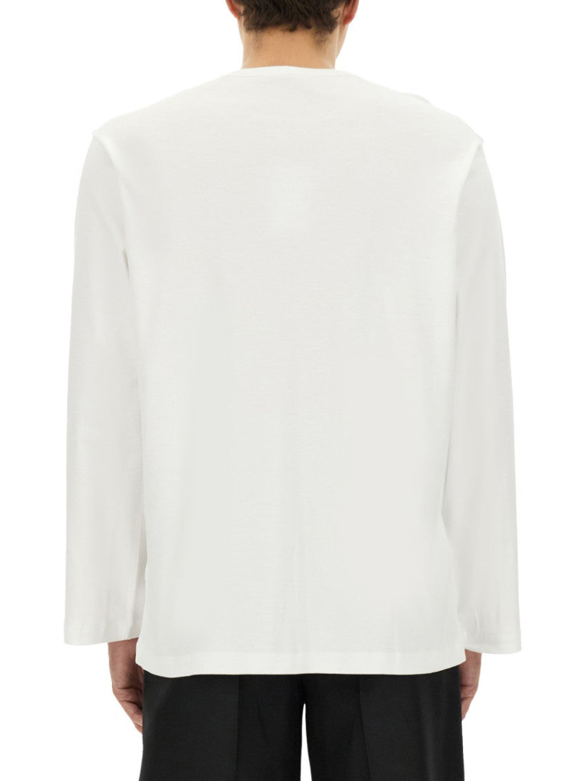 White Crew Neck T-Shirt 3