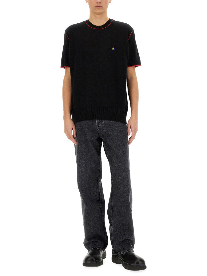 Black Crew Neck T-Shirt 2