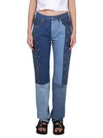 Denim Straight Mid Rise Jeans 1