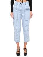 Blue Relaxed High Rise Jeans 1