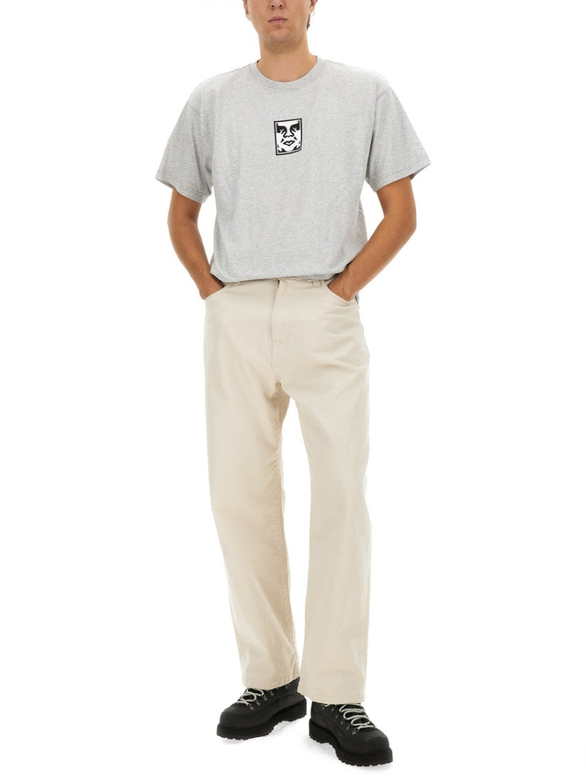 Grey Crew Neck T-Shirt 2