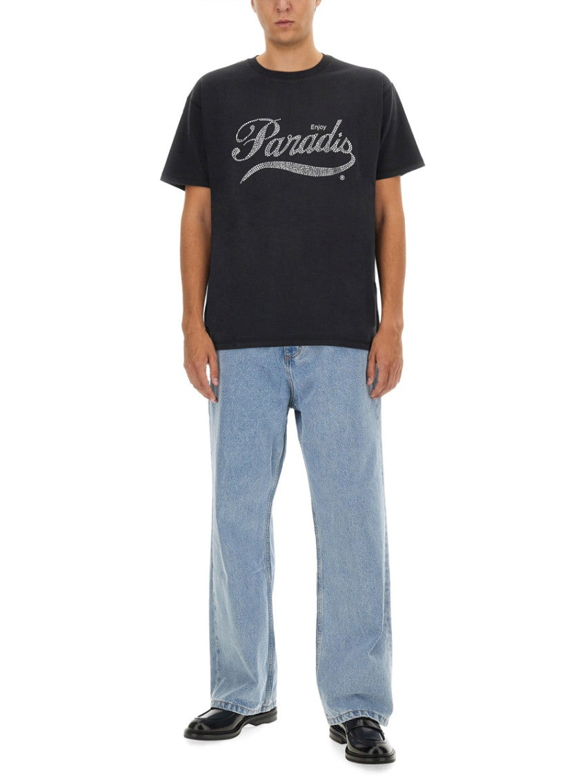Black Crew Neck T-Shirt 2