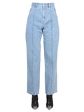 Blue Straight High Rise Jeans 1