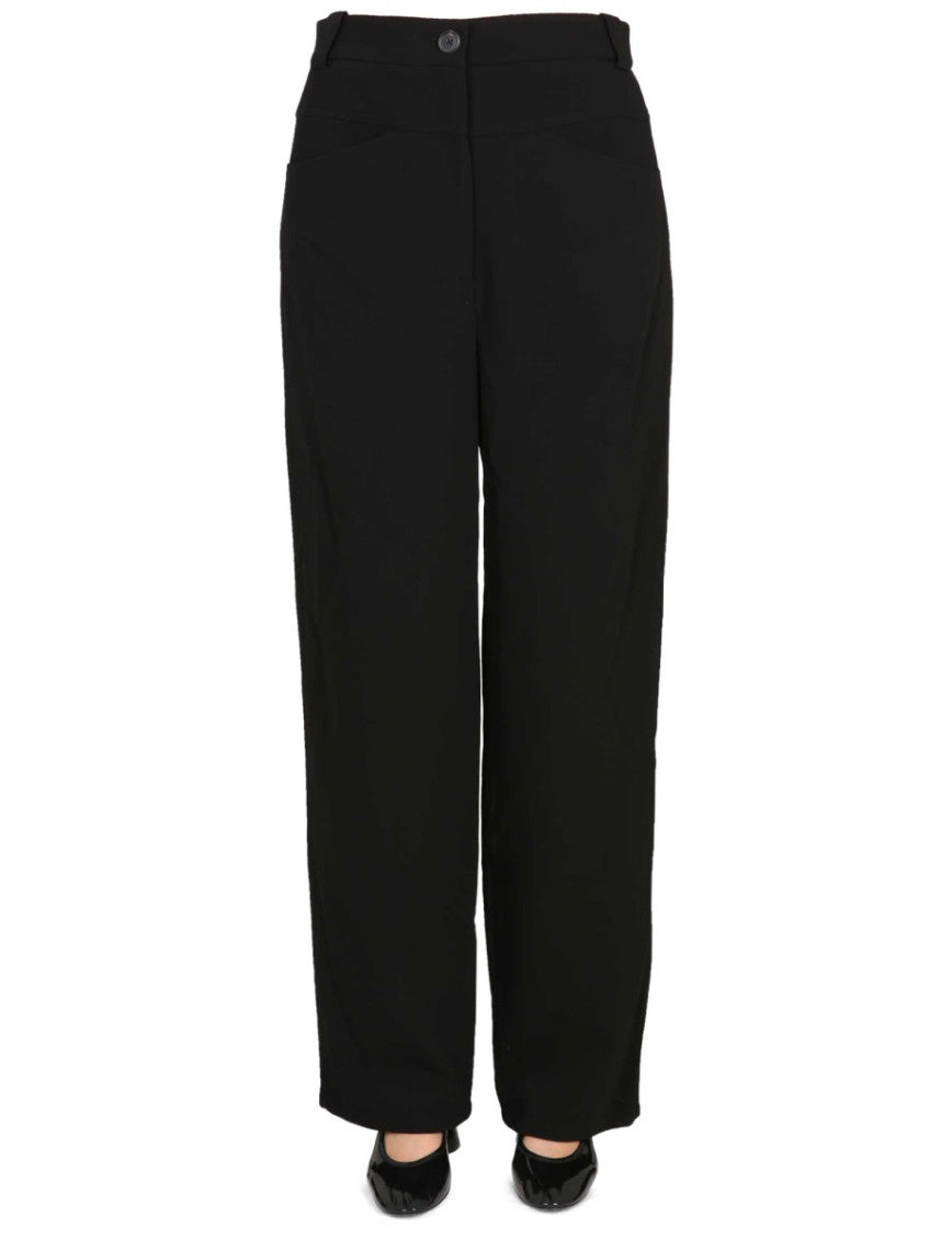 Black Straight High Rise Jeans 1