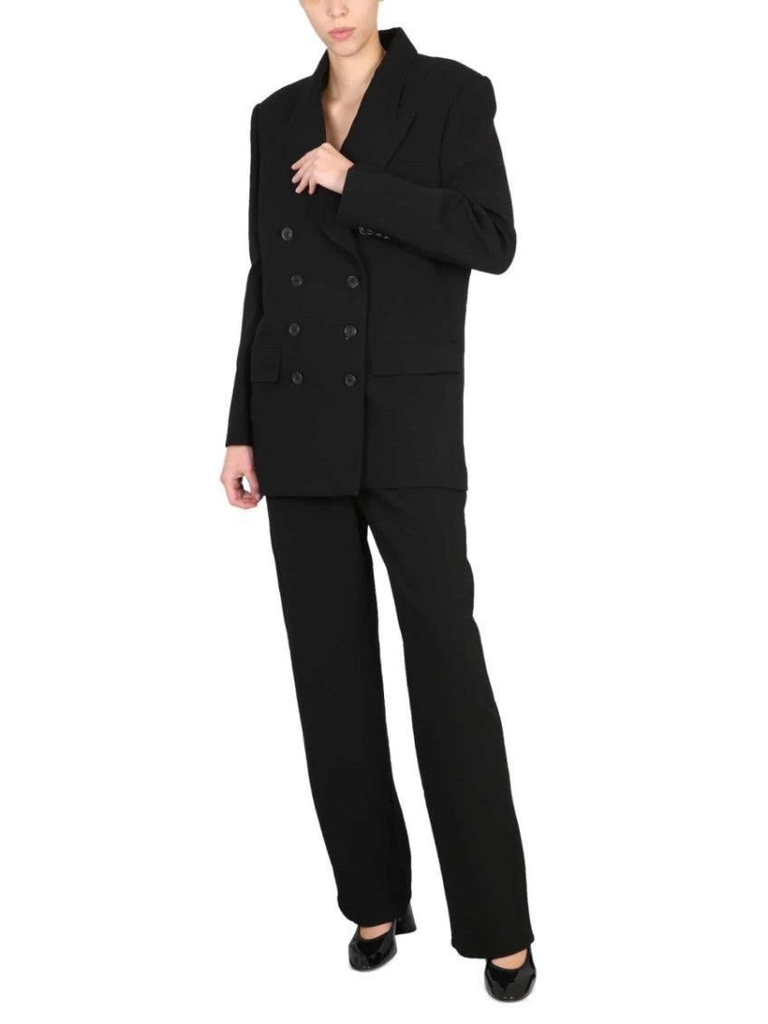Black Straight High Rise Jeans 4