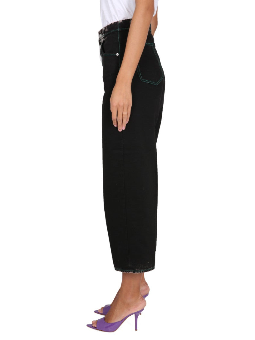 Black Straight High Rise Jeans 3