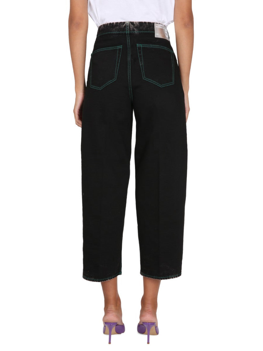 Black Straight High Rise Jeans 4