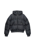 Black Abstract Hood Jacket 1